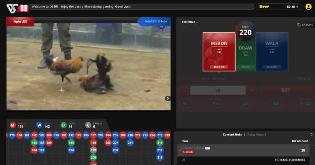 Live Online Sabong Match