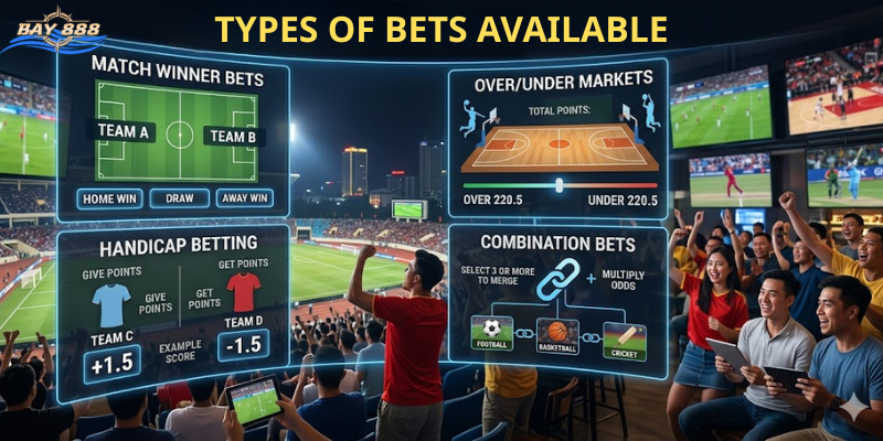 Types of Bets Available